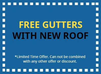 Free Gutters with New Roof
